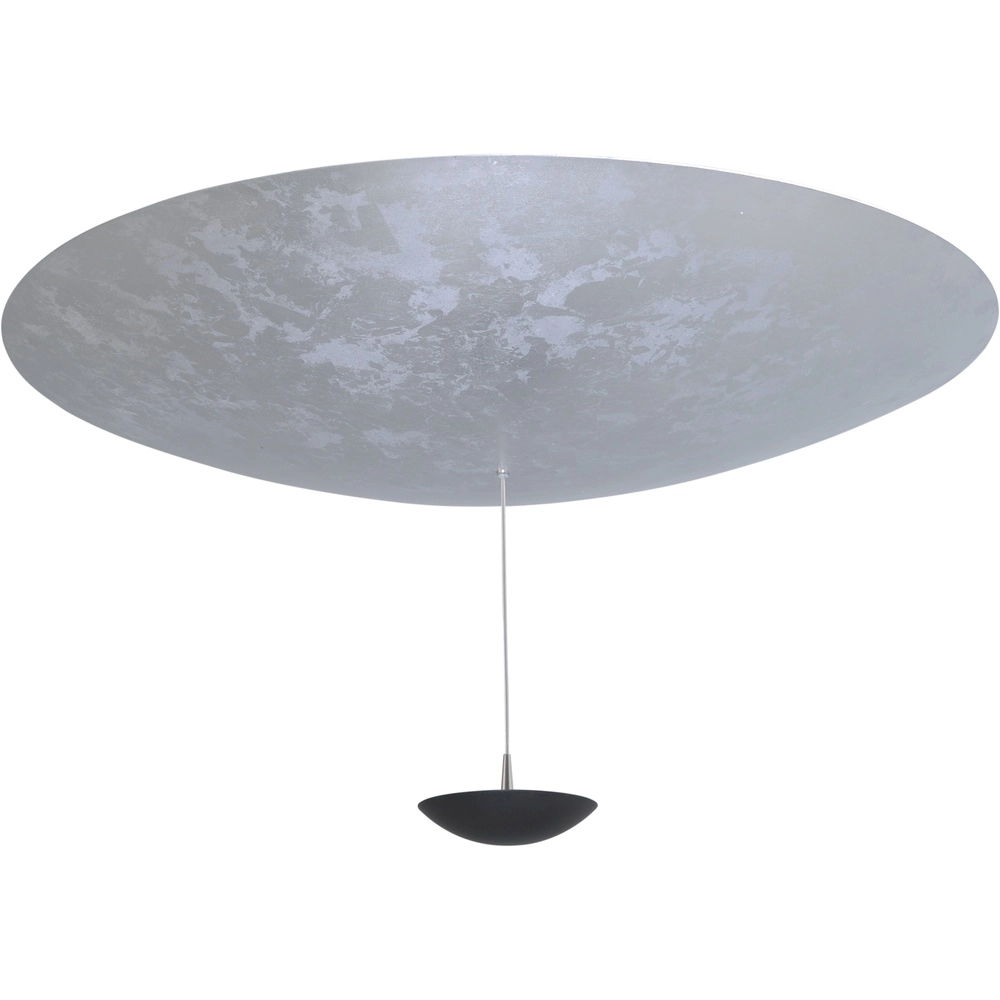 Ceiling lamp Zyan black with silver Ø 90cm