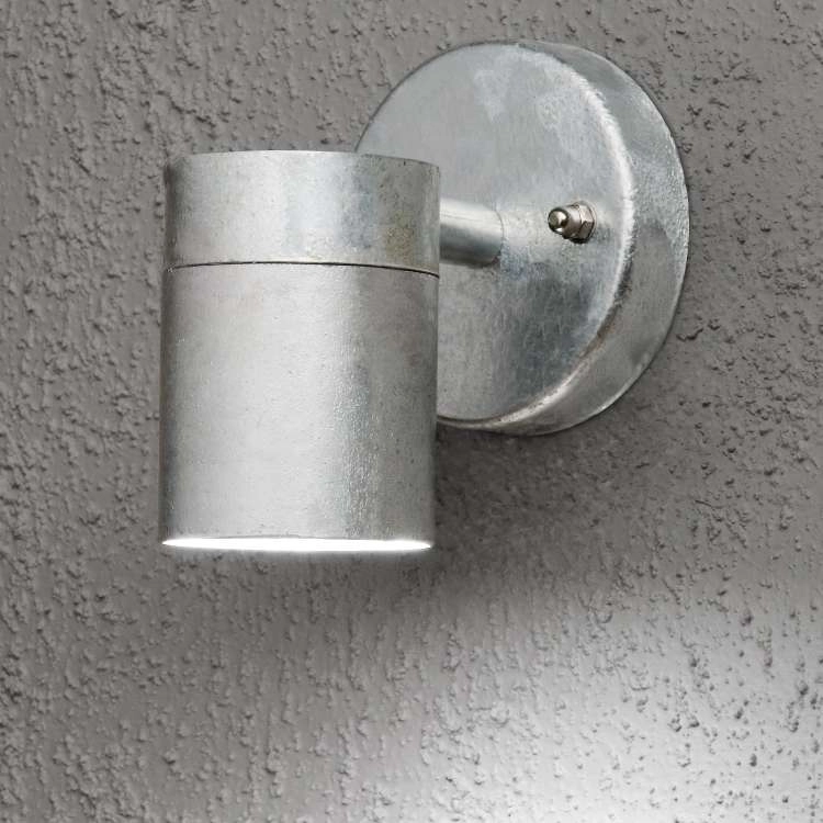 Wall spotlight Modena Downlight 9cm zinc grey KonstSmide 7318307572322