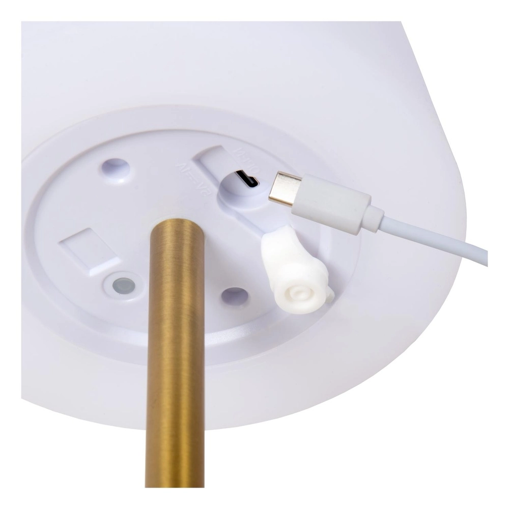 Rechargeable table lamp Tyon Gold Lucide 5411212134738