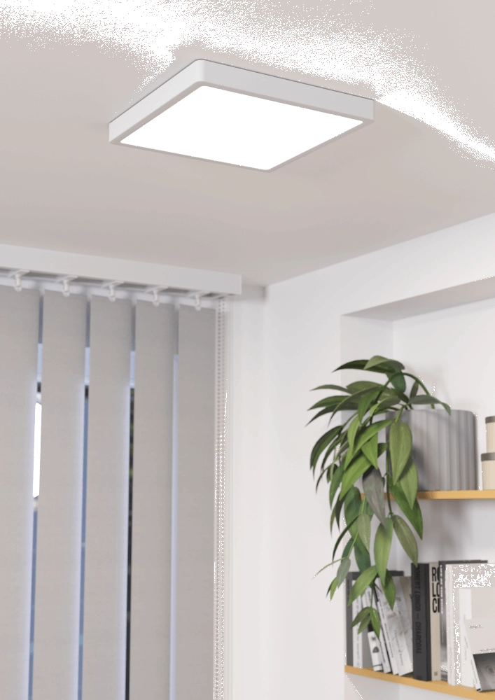 White ceiling lamp Fueva 5 28.5 by 28.5cm Eglo 9008606244911