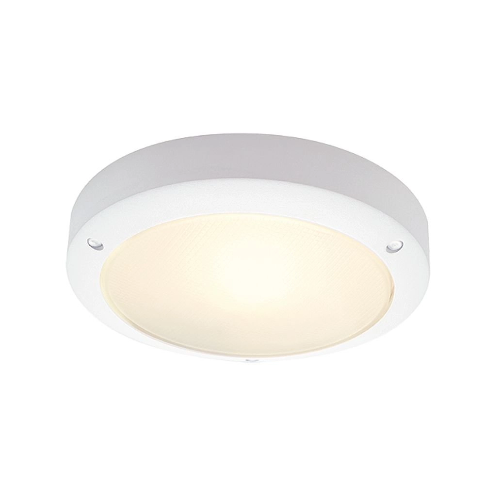 Round outdoor lamp Bulan 27cm white