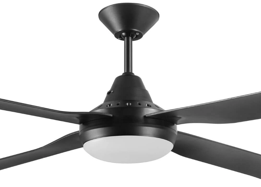Ceiling fan black Moonah Ø 122cm IP55 Beacon 9333509180883