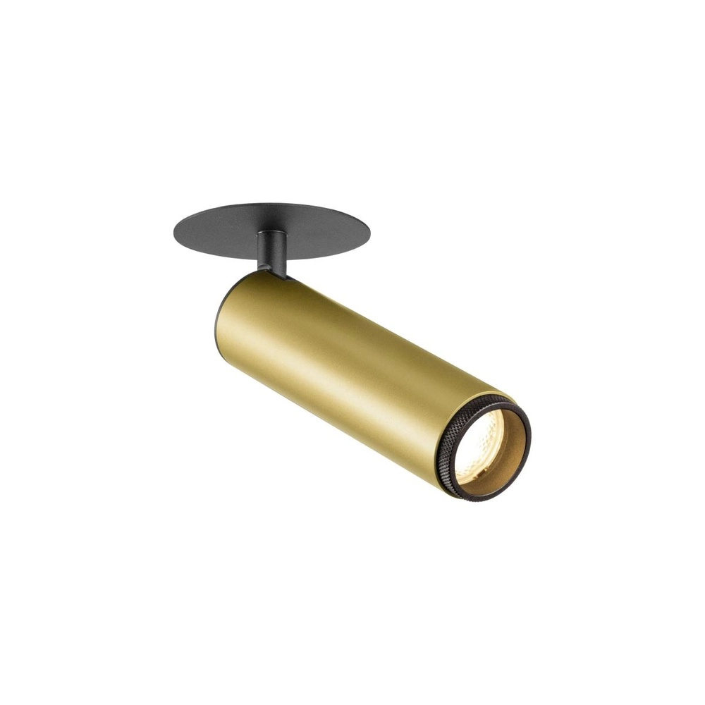Recessed spotlight Grip! M gold with black 3000K SLV 4024163304450