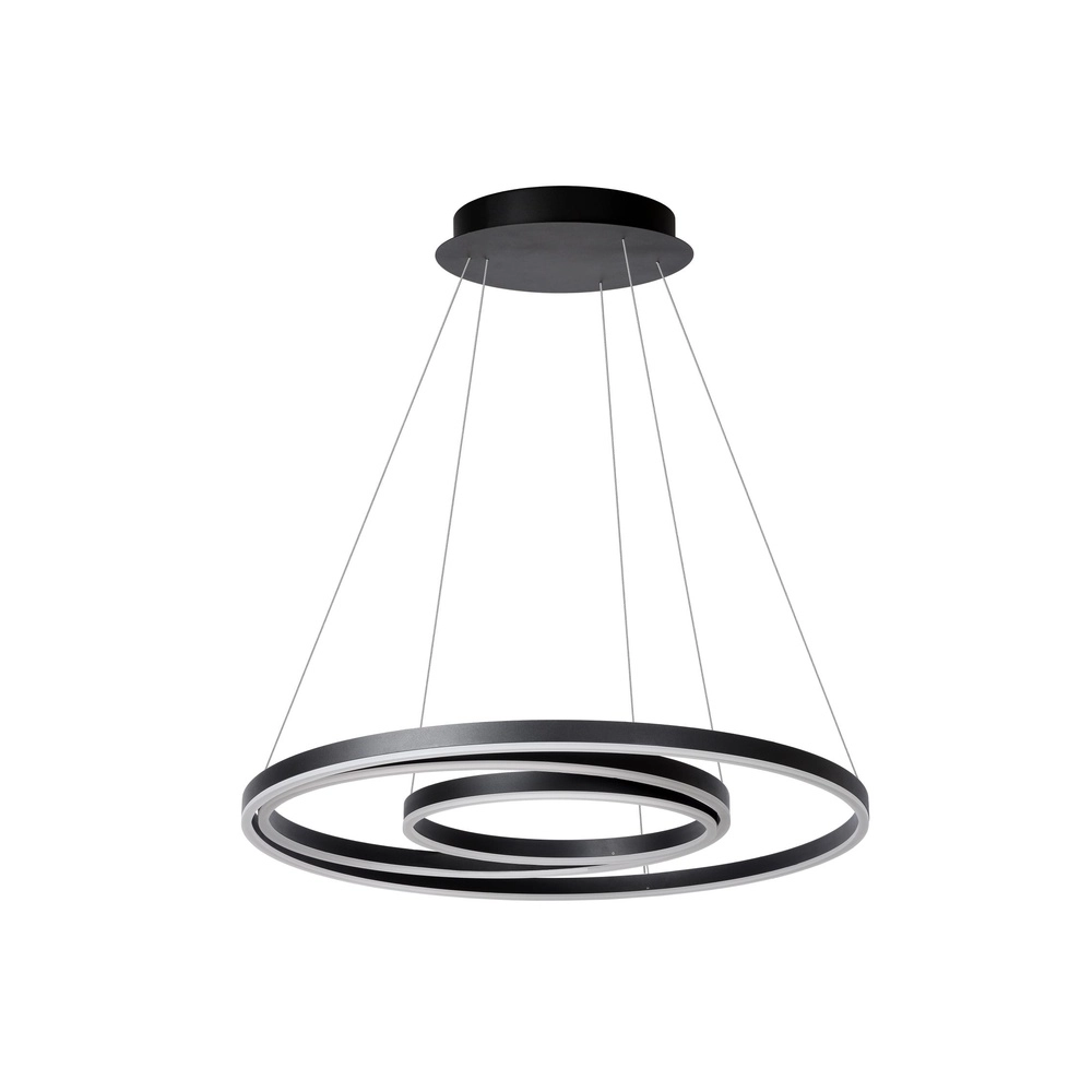 Modern pendant lamp Triniti dimmable black