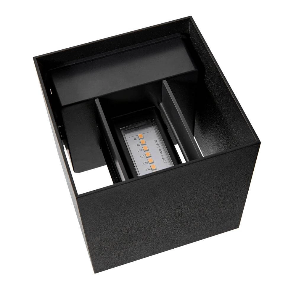 Square surface-mounted spot Milda black Nordlux 5704924017711