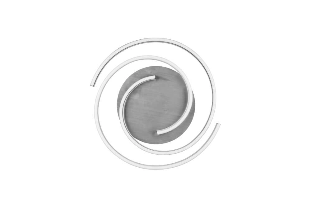 Dimmable ceiling lamp Caya metal with black Trio 4017807541939