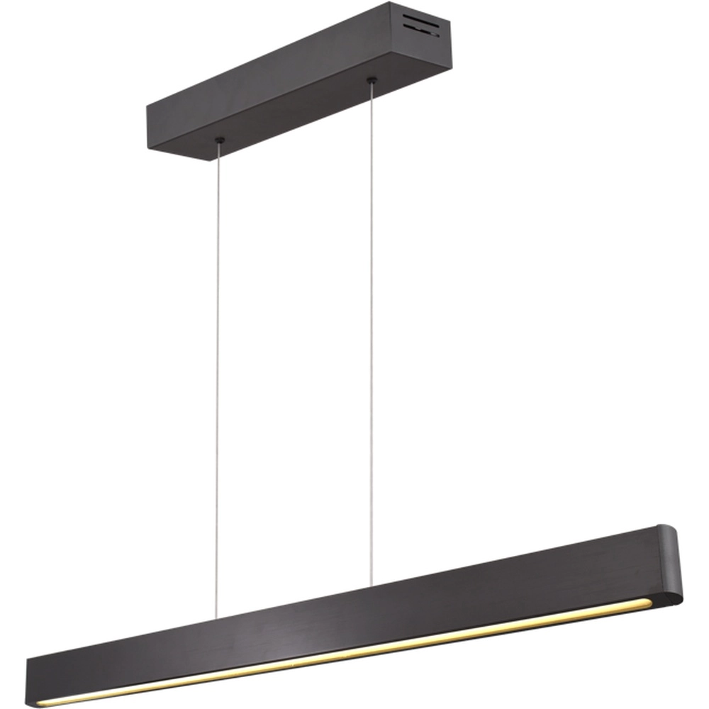 Design pendant lamp Atina 100cm nickel