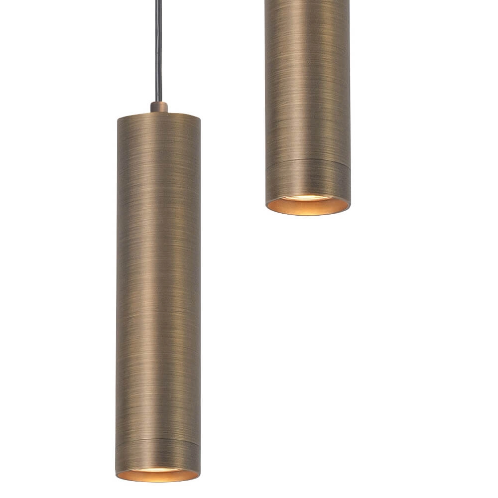 Round pendant lamp Perugia bronze - 3x GU10 Highlight 8718379046810
