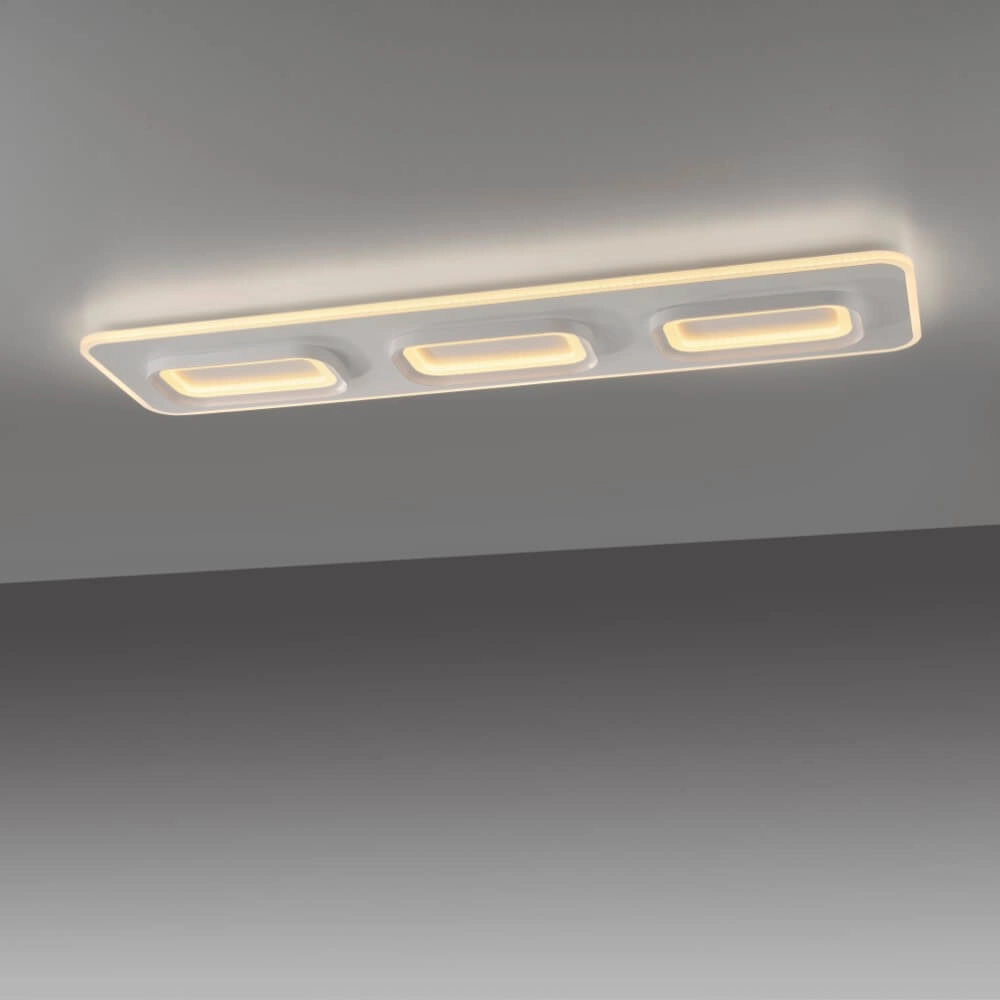 White ceiling lamp Q-Kalina rectangular Paul Neuhaus 4012248385999