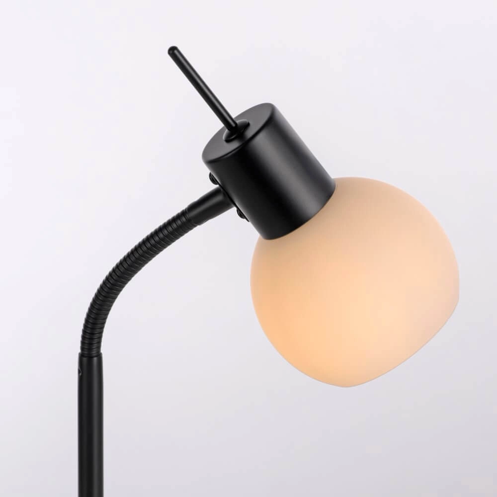 Black table lamp Loki 1-light Just Light 4043689000813