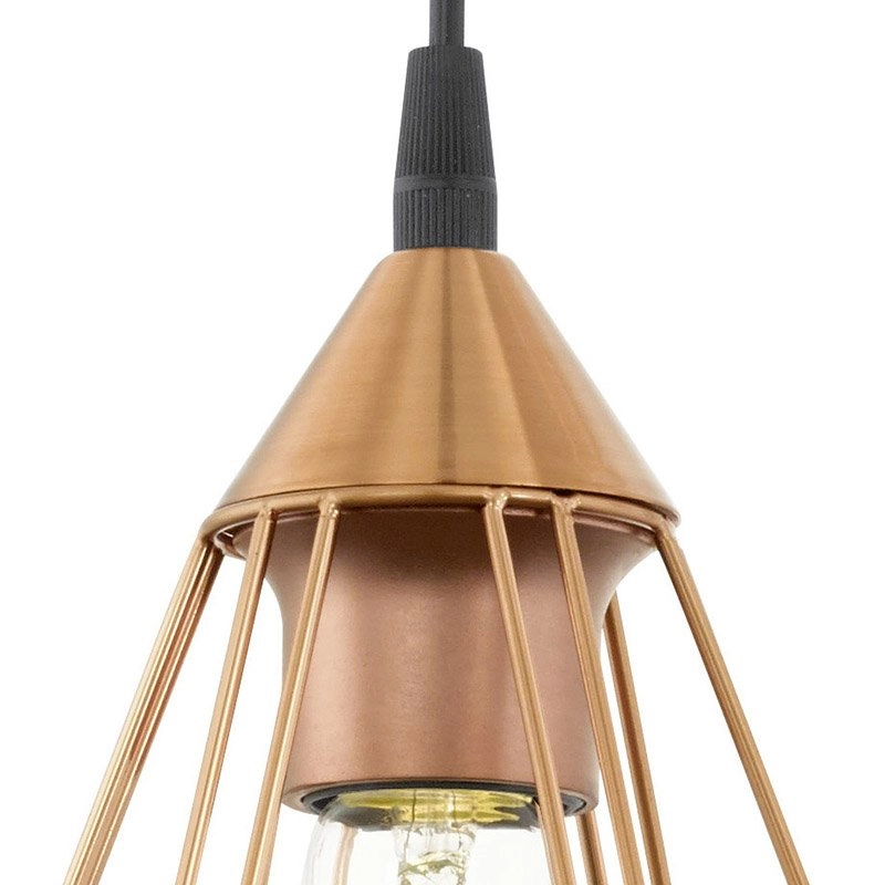 Pendant lamp Tarbes 17cm copper Eglo 9002759941932