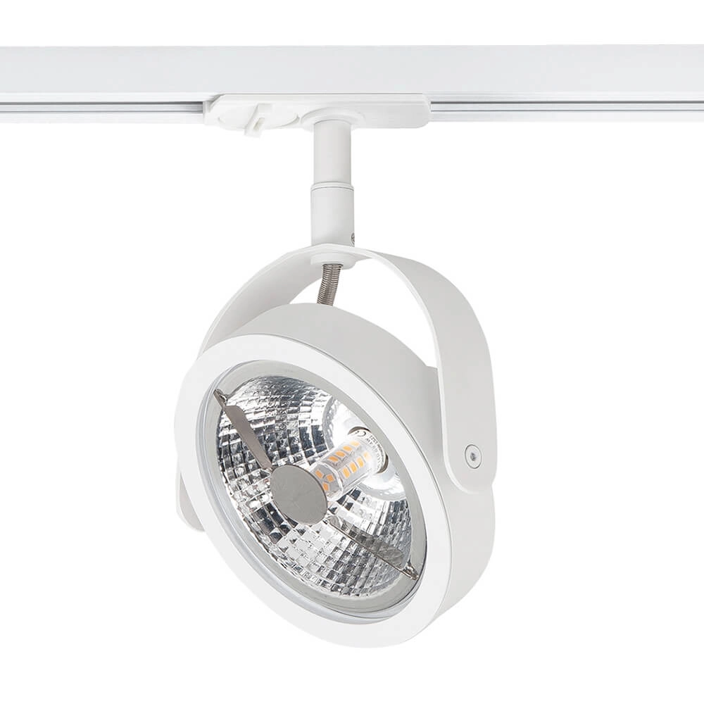 1-phase rail set 100cm Malta white with 3 spots Highlight 8718379042805