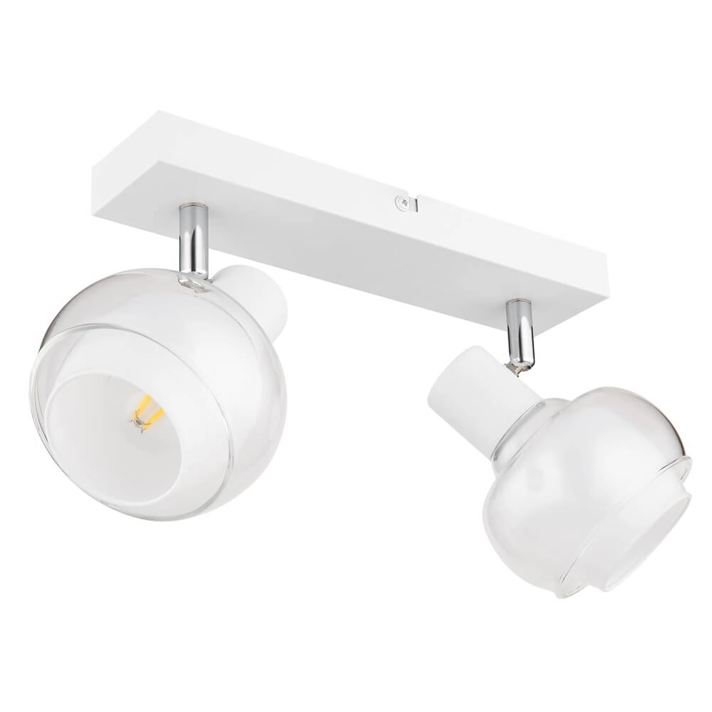 White ceiling lamp Tokki 2-light Globo 9007371446049