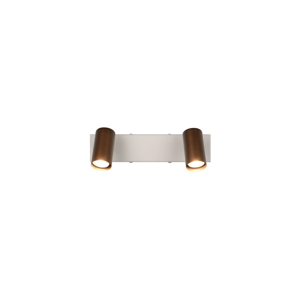 Surface-mounted spot Taryn 2-light mocha brown Trio 4017807685572