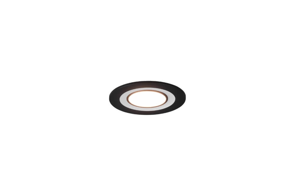 Recessed lighting Core 8.2cm black Trio 4017807504132