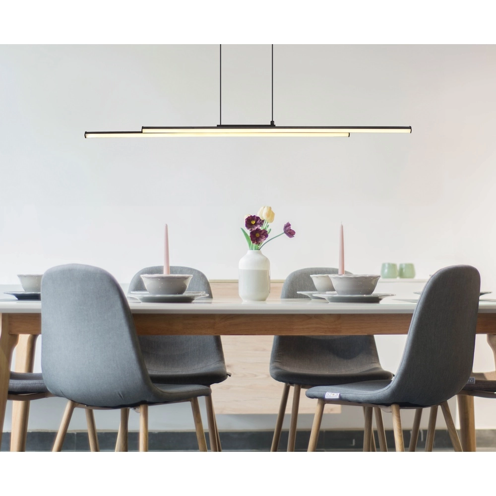Modern pendant lamp Kirina 110cm black Globo 9007371506248