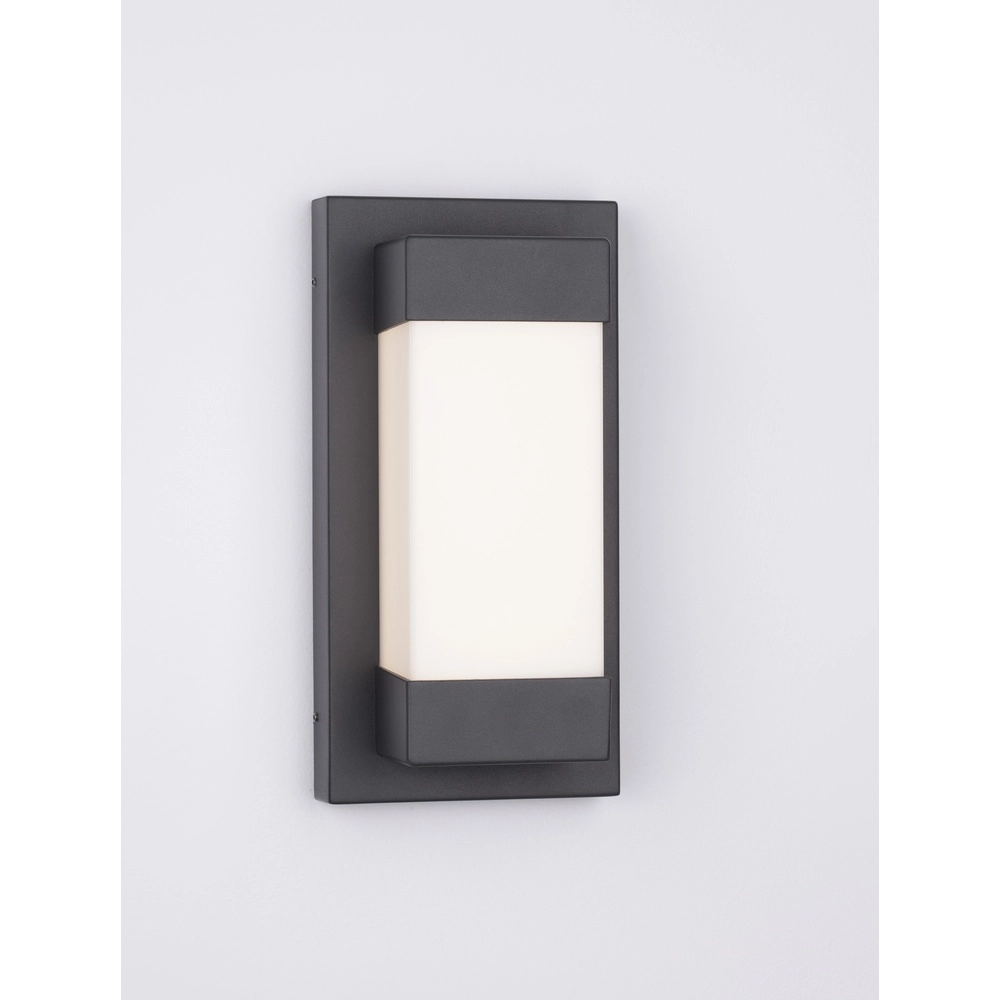 Black wall lamp Leto design