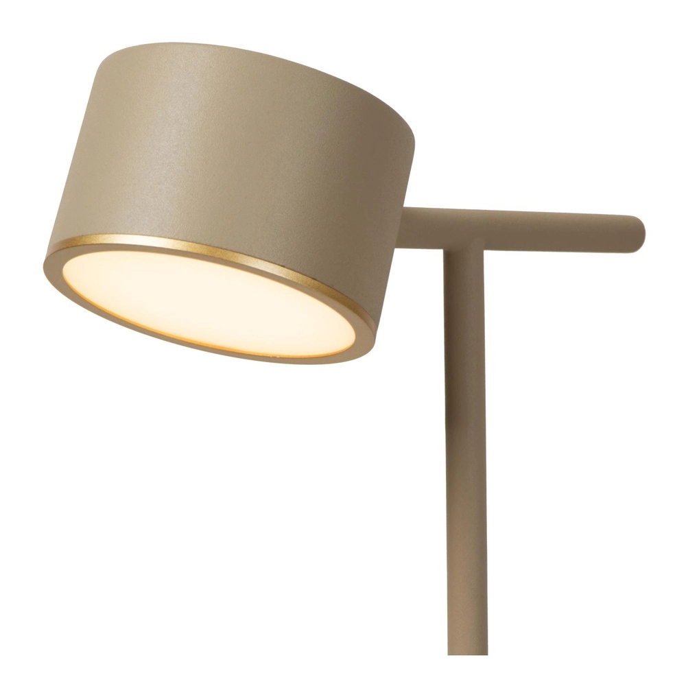 Table lamp Gian sand brown Lucide 5411212421135