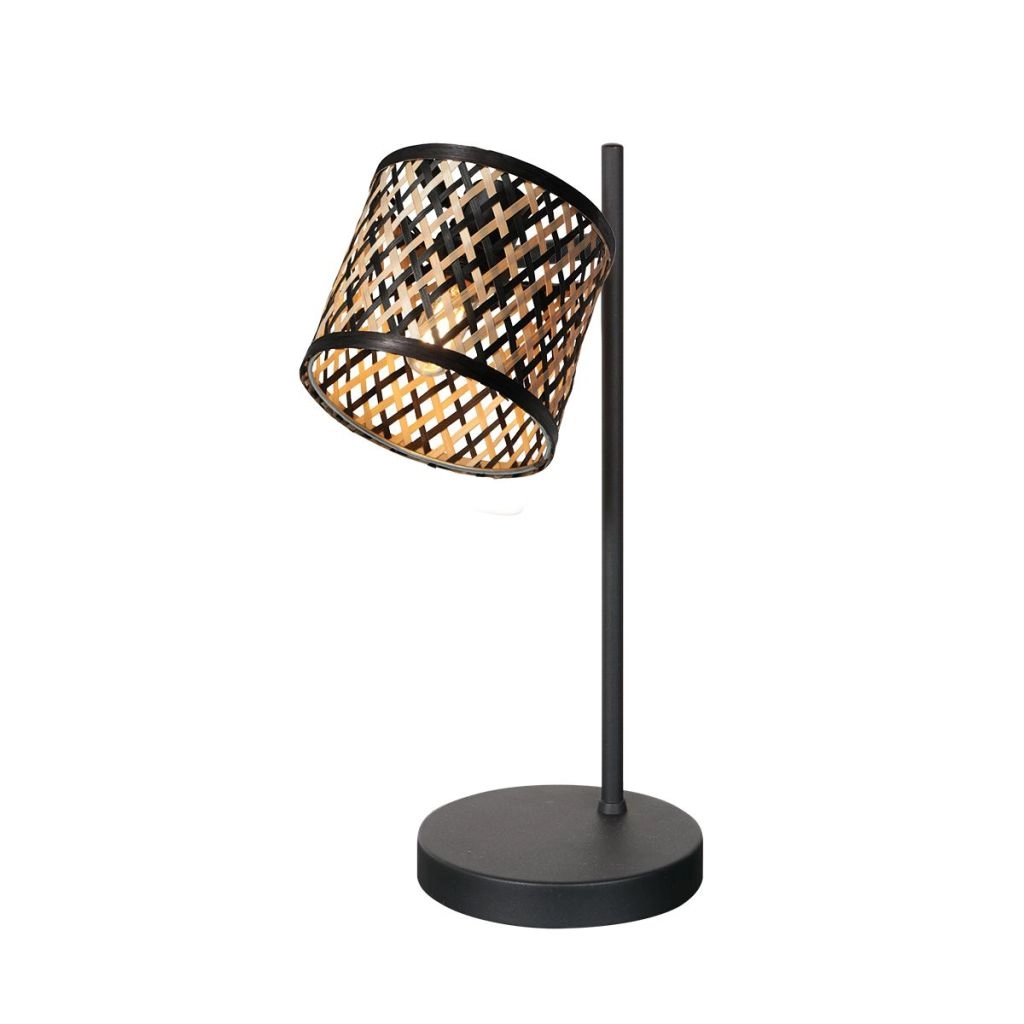 Table lamp Sumba with bamboo cap Ø12cm Steinhauer 8712746182859