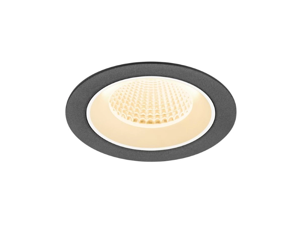 Recessed spotlight Numinos M black/white 2700K - 40deg SLV 4024163311557