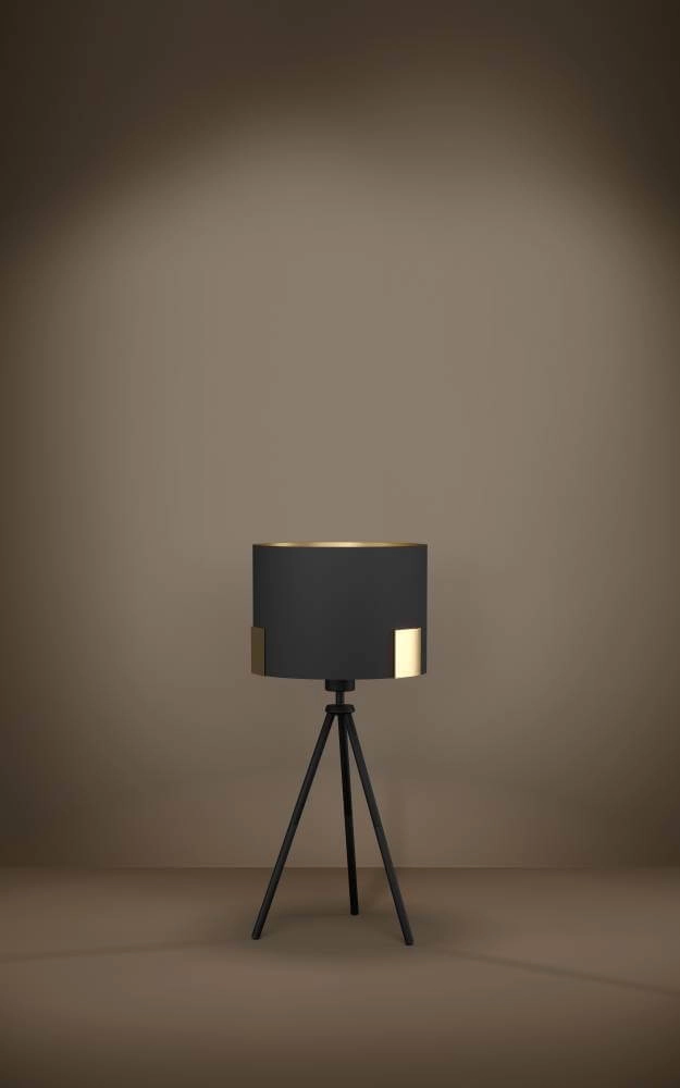 Table lamp Tortola 1 Ø 26cm - black with gold Stars of Light 9002759399658