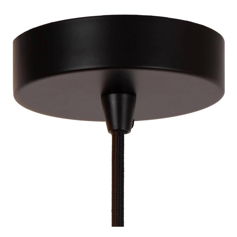 Pendant lamp Almelo black with gold inside Ø 40cm Lucide 5411212211897