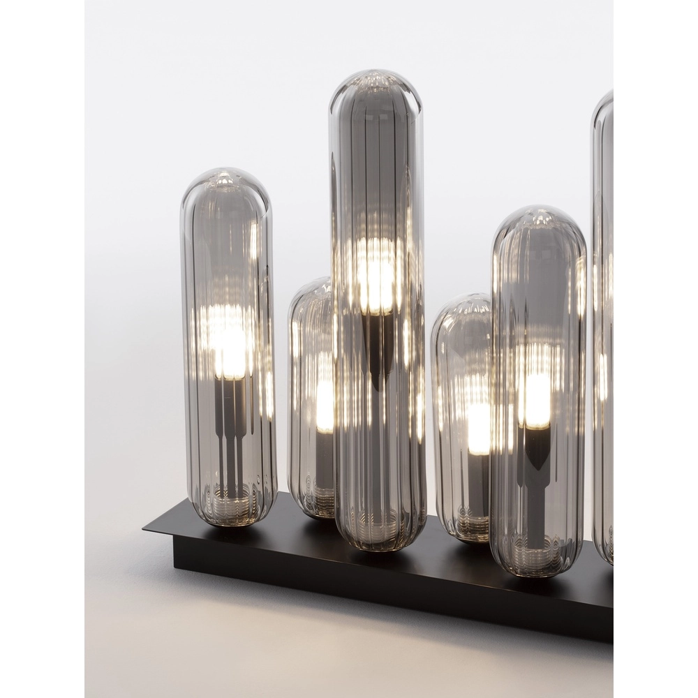 Design ceiling lamp Gustave black 6-lights Lyora 5212017443328