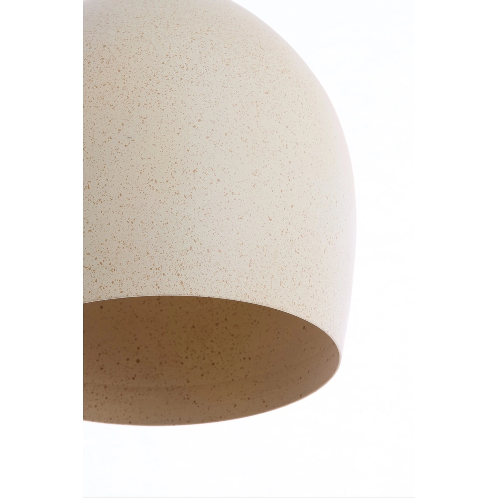 Metal pendant lamp Rosero Ø 24cm - sand brown Light & Living 8717807787653