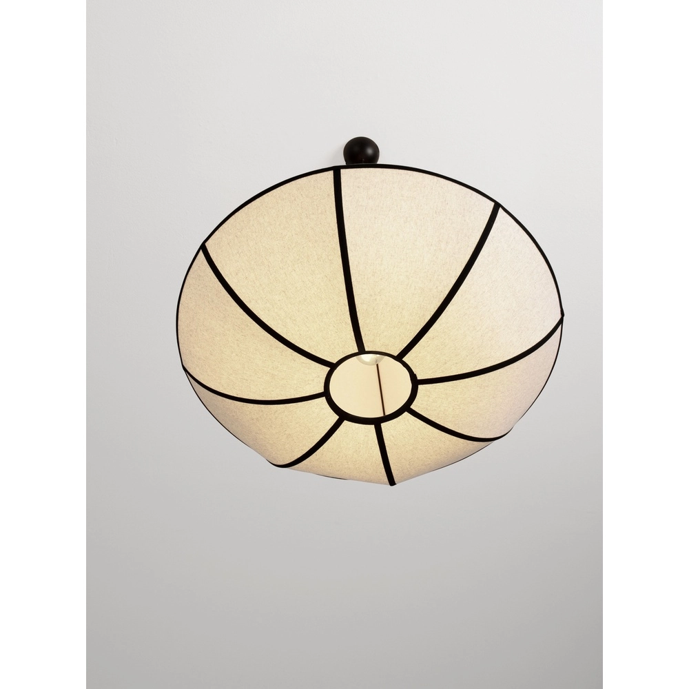 Pendant lamp Brera black with white Ø 70cm Lyora 5212017493576