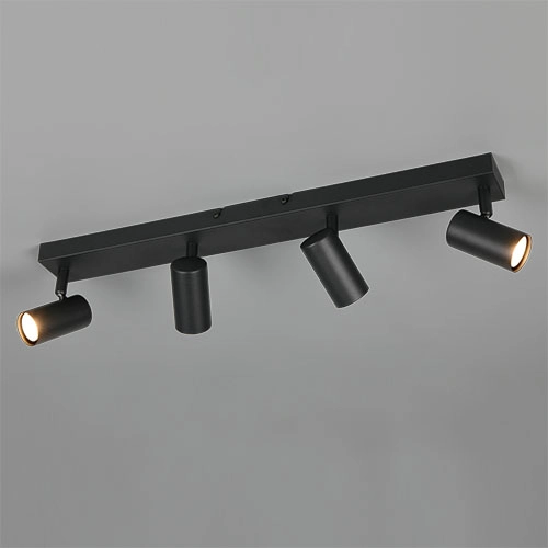 Surface-mounted spot Taryn 4-light black