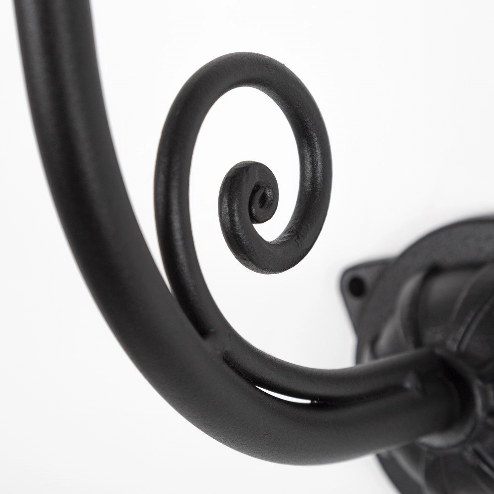 Matte black wall lamp Rhone KS Verlichting 8714732759007