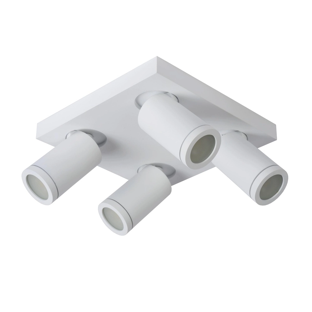 Ceiling spotlight Taylor IP44 4-light white