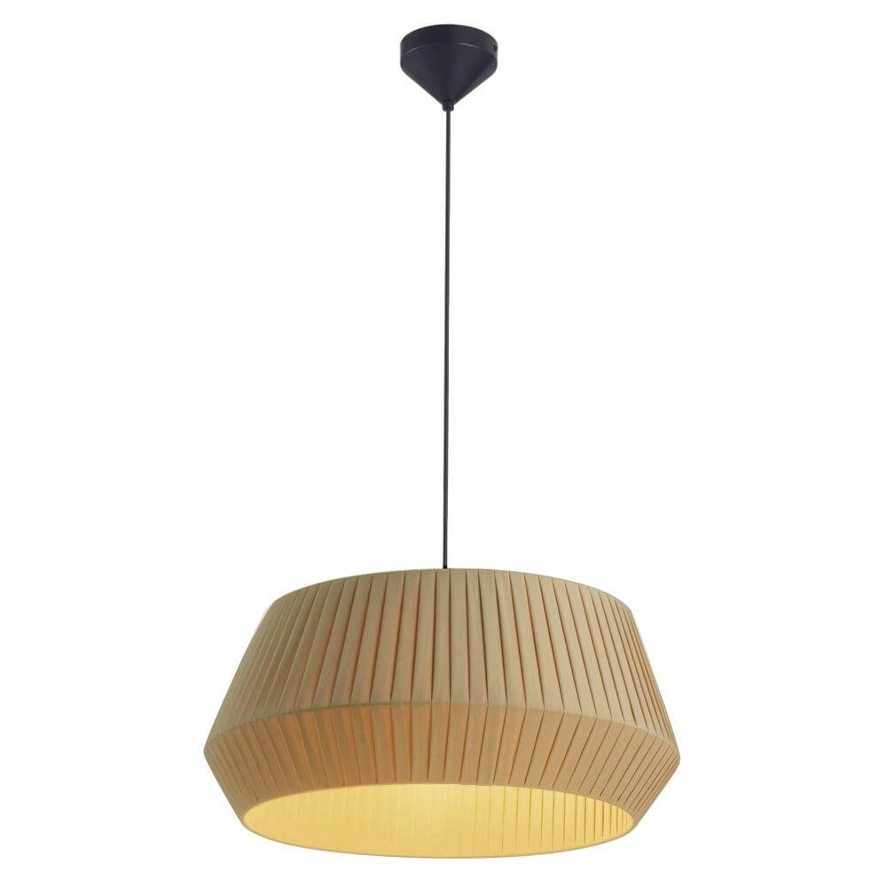 Unique pendant lamp Dicte sand brown Ø 53cm