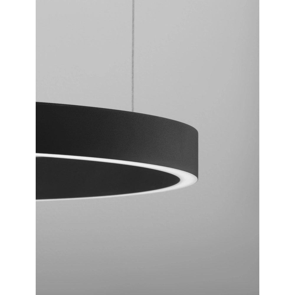 Black pendant lamp Elowen design Ø 60cm Lyora 5212017439055
