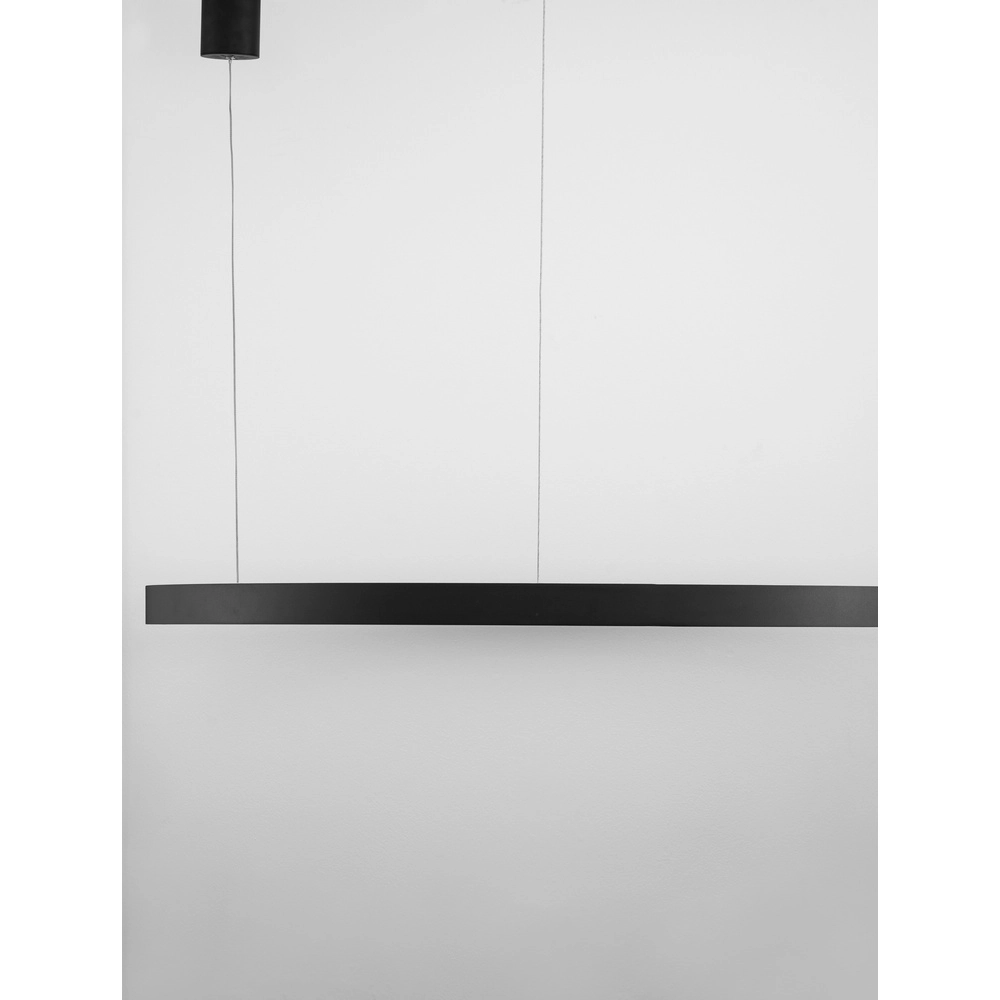 Black pendant lamp Elowen design Ø 98cm Lyora 5212017439130