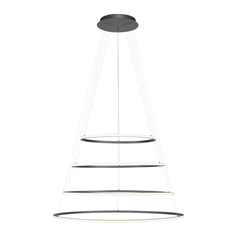 Modern pendant lamp Tessara anthracite Paul Neuhaus 4012248372654