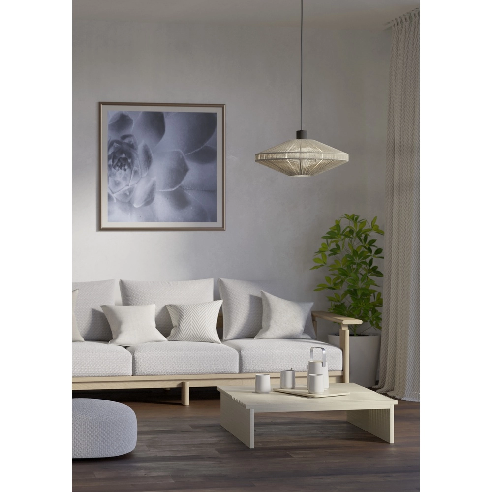 Rope Pendant Light Midsumer Ø 38cm Eglo 9002759439996