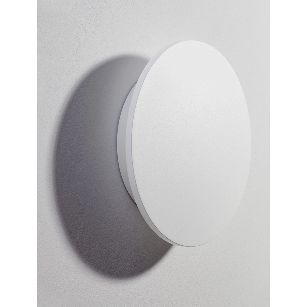Round wall lamp Copper white Ø 24cm Lyora 5212017447357