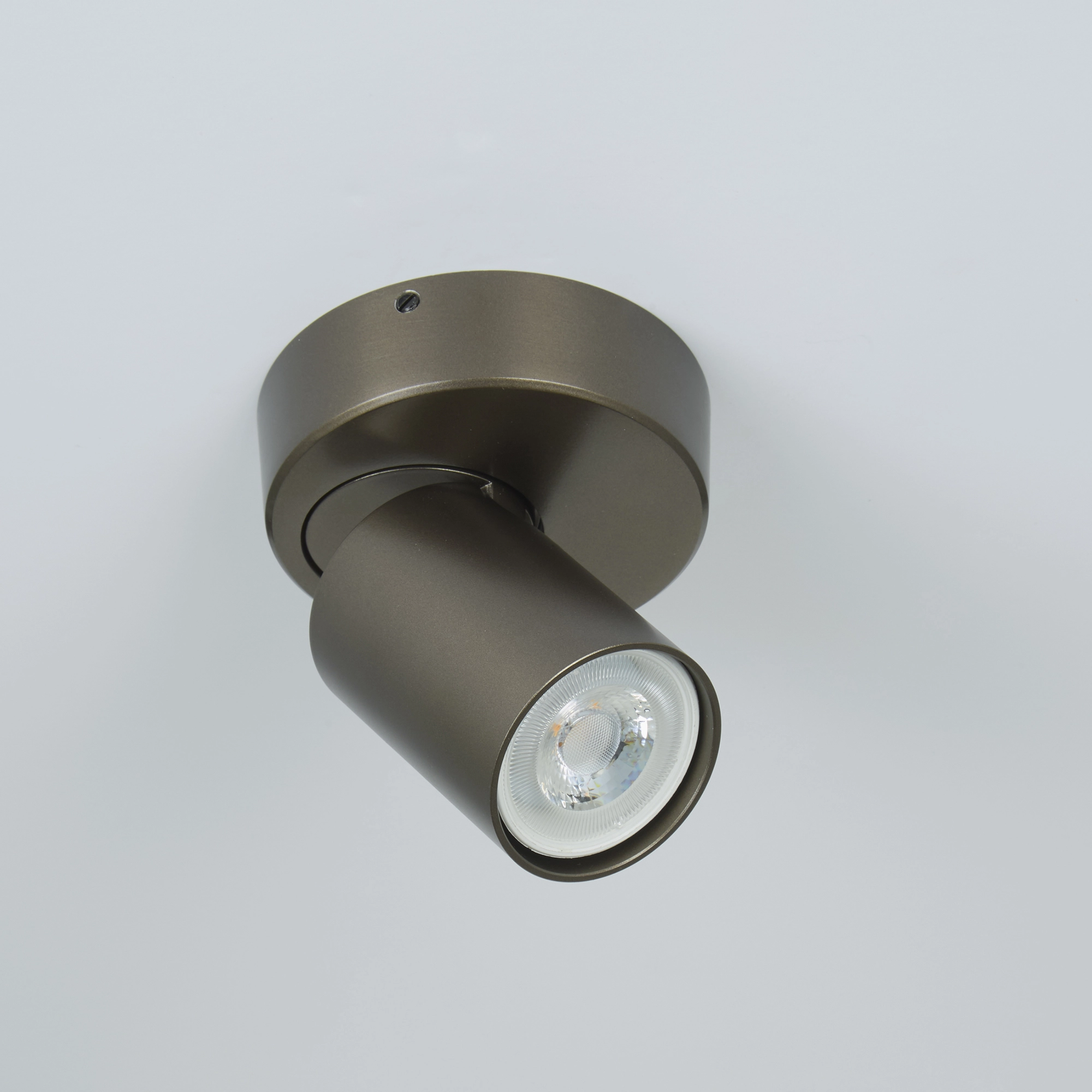 Ceiling lamp Moon 1 round bronze Lyora 5053423311821