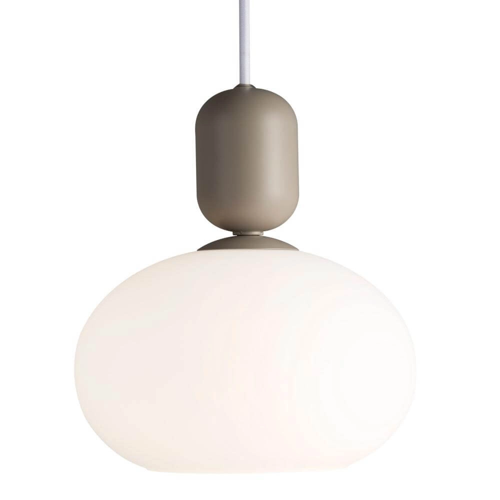 Pendant lamp Notti Grey with white Nordlux 5704924001796