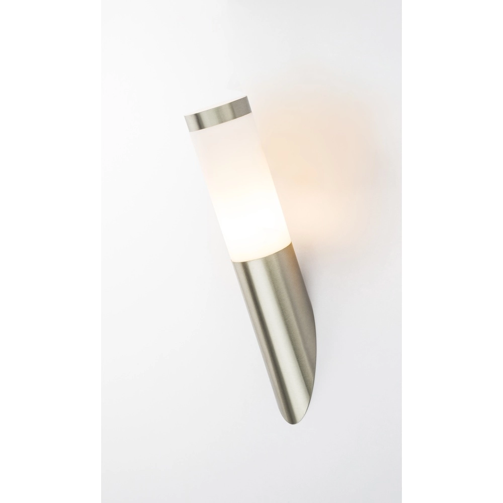 Outdoor lamp Boston Stainless steel with white Globo 9007371107353
