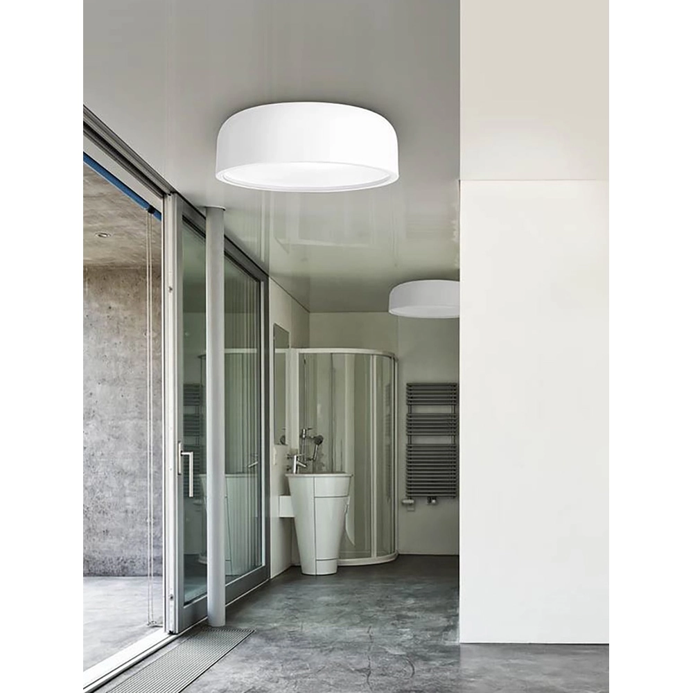 Design ceiling lamp Perleto white Ø 48cm