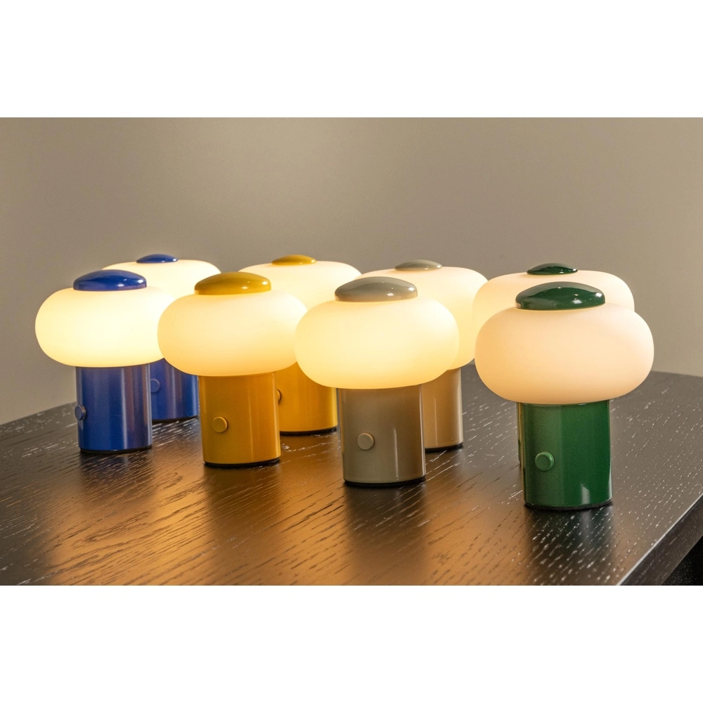 Rechargeable table lamp Gustav yellow Lucide 5411212442055