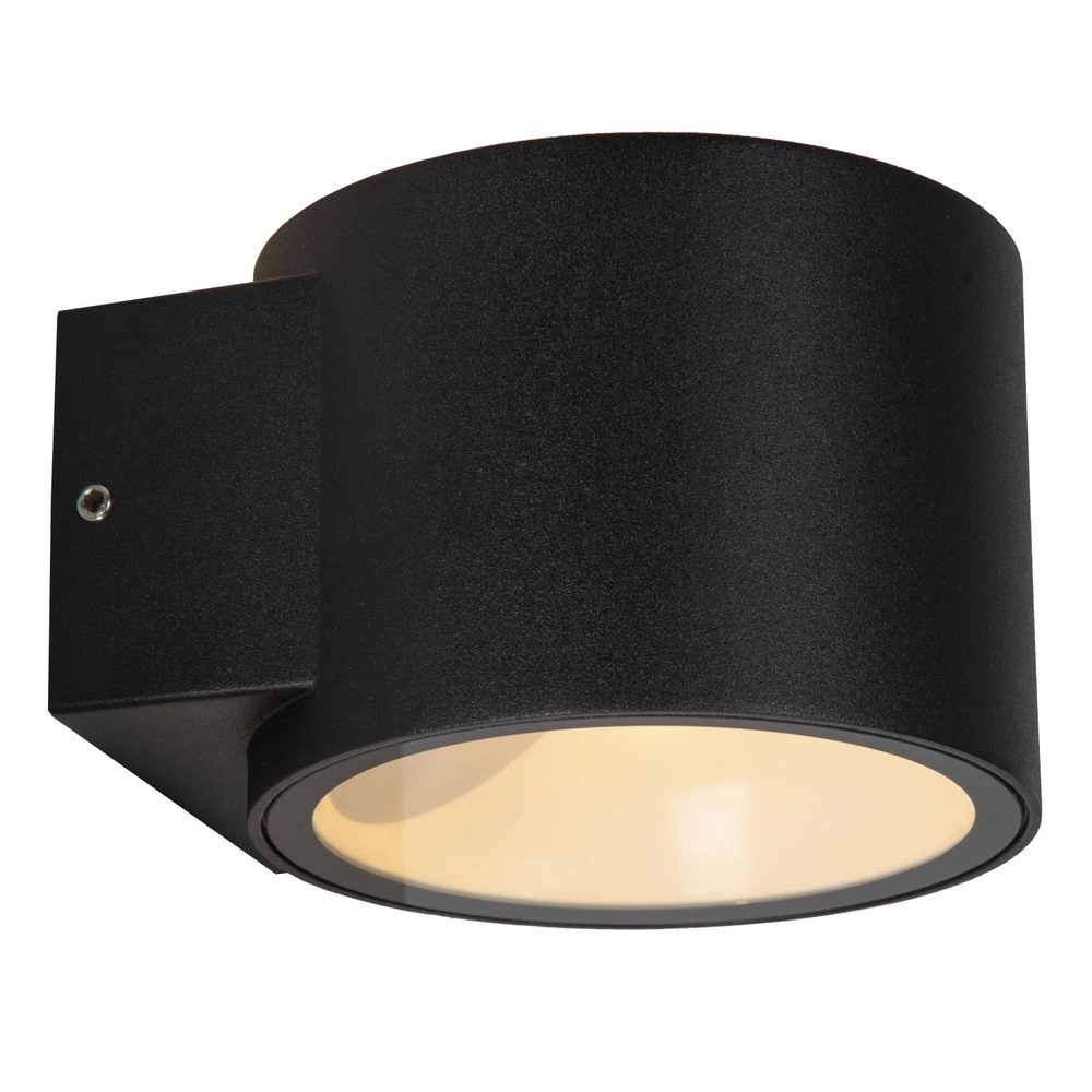 Design wall spot Oxford Up & Down Black Lucide 5411212281395