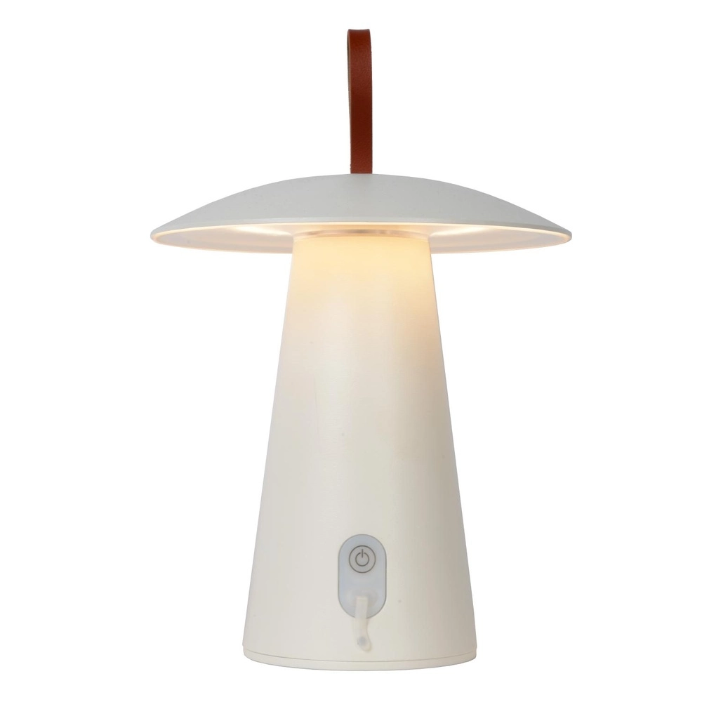 White table lamp La Donna Rechargeable Lucide 5411212271778