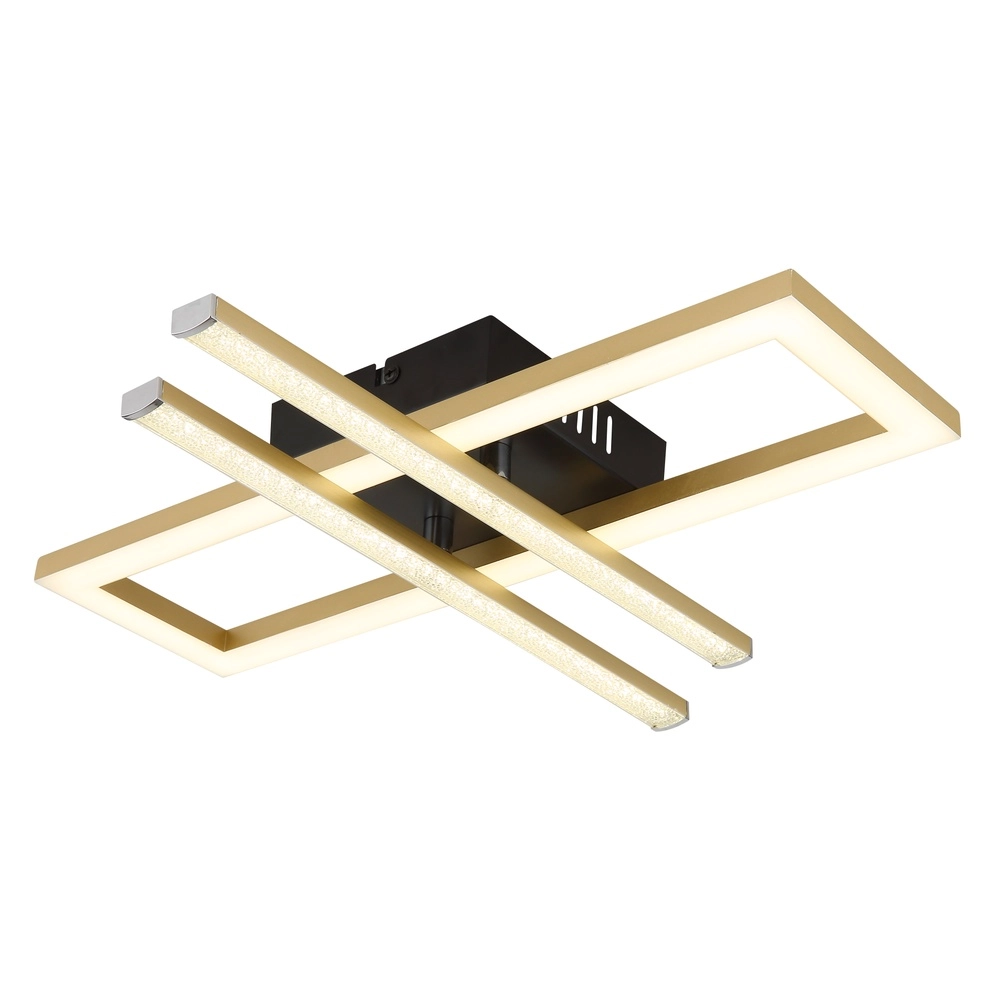 Ceiling lamp Highway black with gold Globo 9007371453795