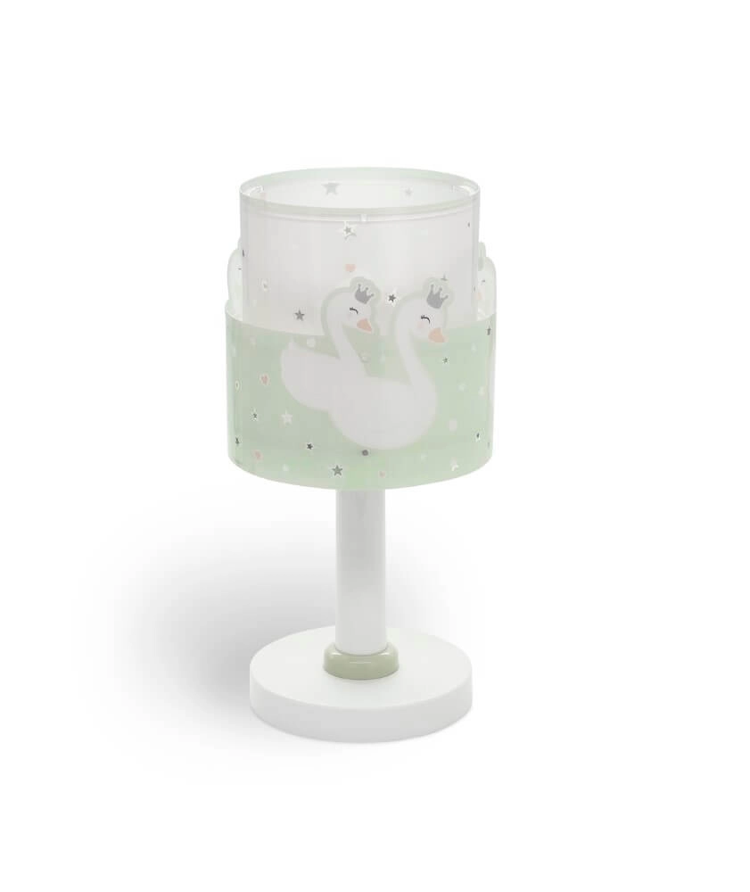Children's room table lamp Sweet Love soft green Dalber 8420406617114