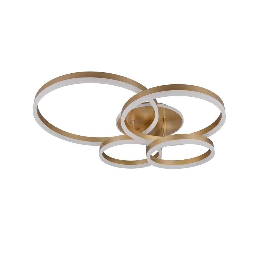 Ceiling lamp Drake gold modern Trio 4017807657814