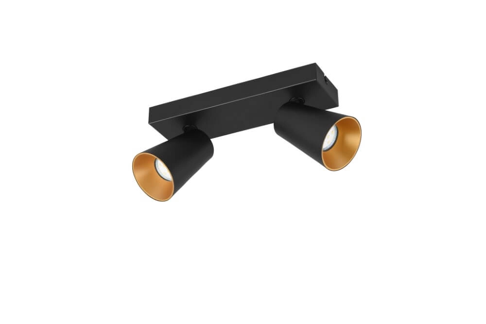 Double surface-mounted spotlight Sharp black Trio 4017807613063