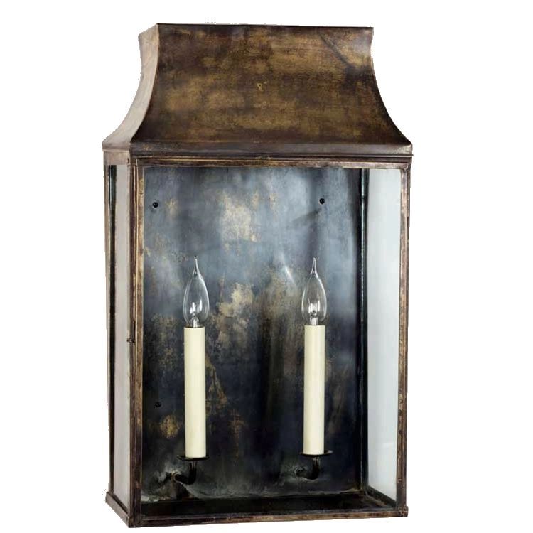 Country wall lamp Large Strathmore antique copper (ant)